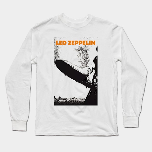 Vintage - Led Zepplin Long Sleeve T-Shirt by SilentStopCry